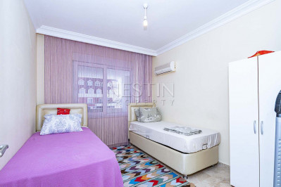 Просторная квартира 2+1 с видом на море в районе Джикджилли фото 14