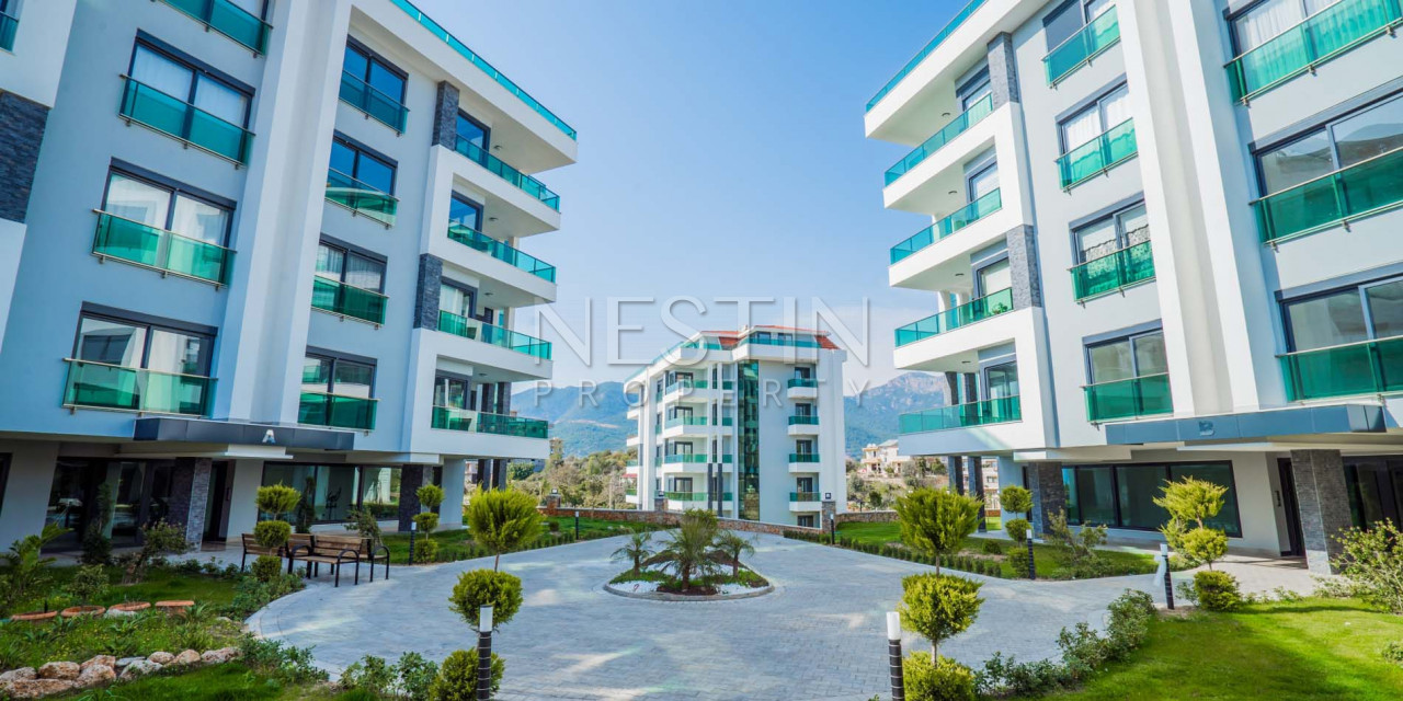 Квартира 3+1 в комплексе с инфраструктурой в верхней части района Оба фото 3