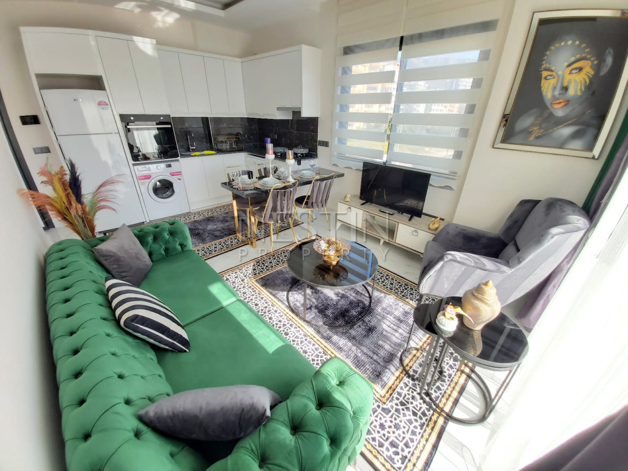 Квартира 1+1 в новом комплексе района Каргыджак в 100 м от моря фото 9