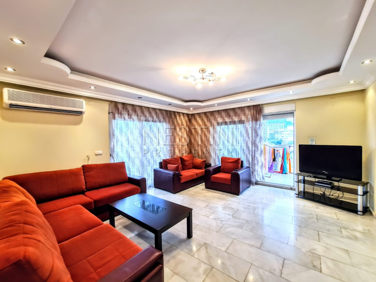 Просторная квартира 2+1 в районе Махмутлар с видом на море и горы фото 12