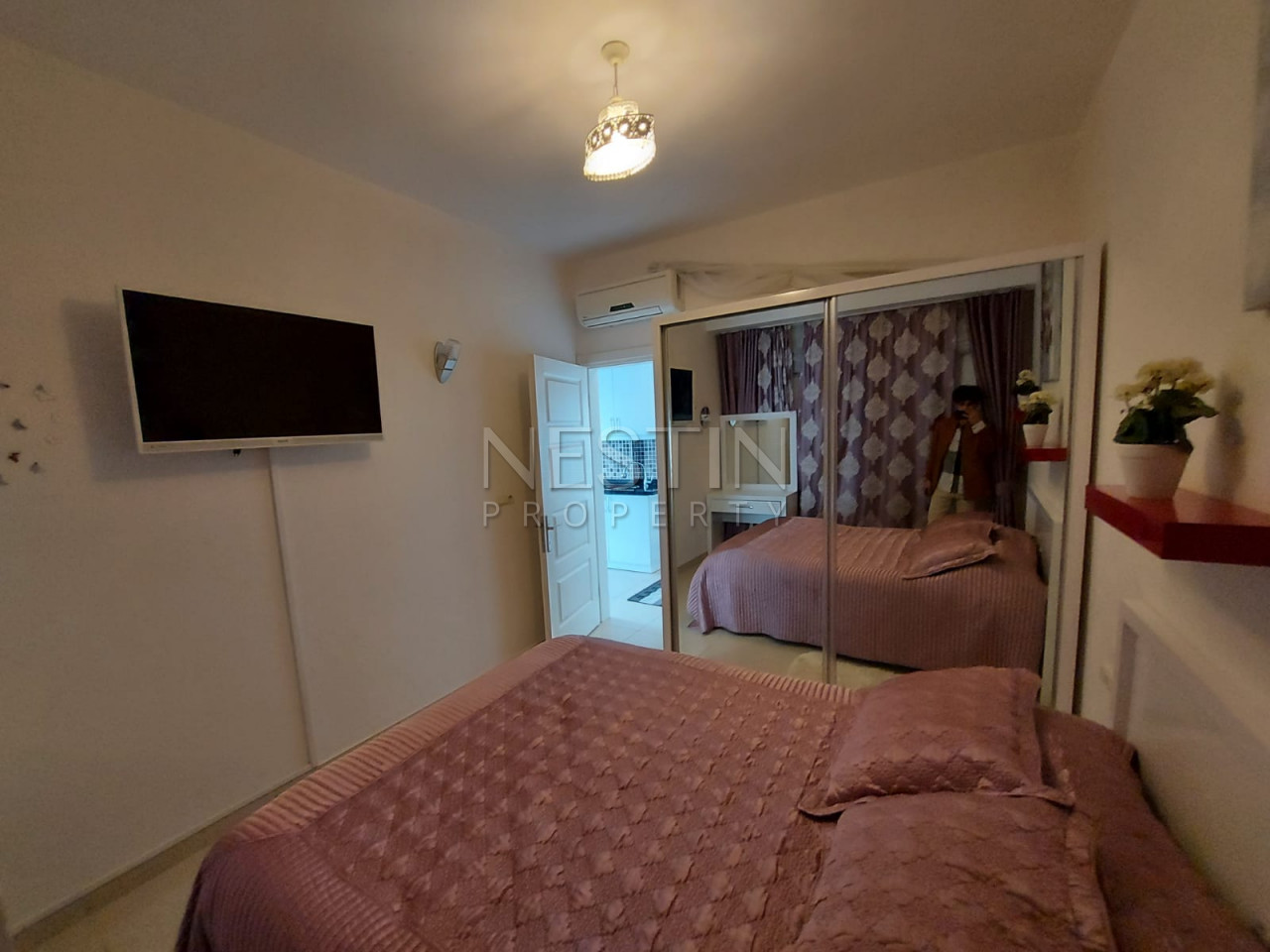 Большая квартира 1+1 в районе Кестель в 50 м от Средиземного моря фото 6