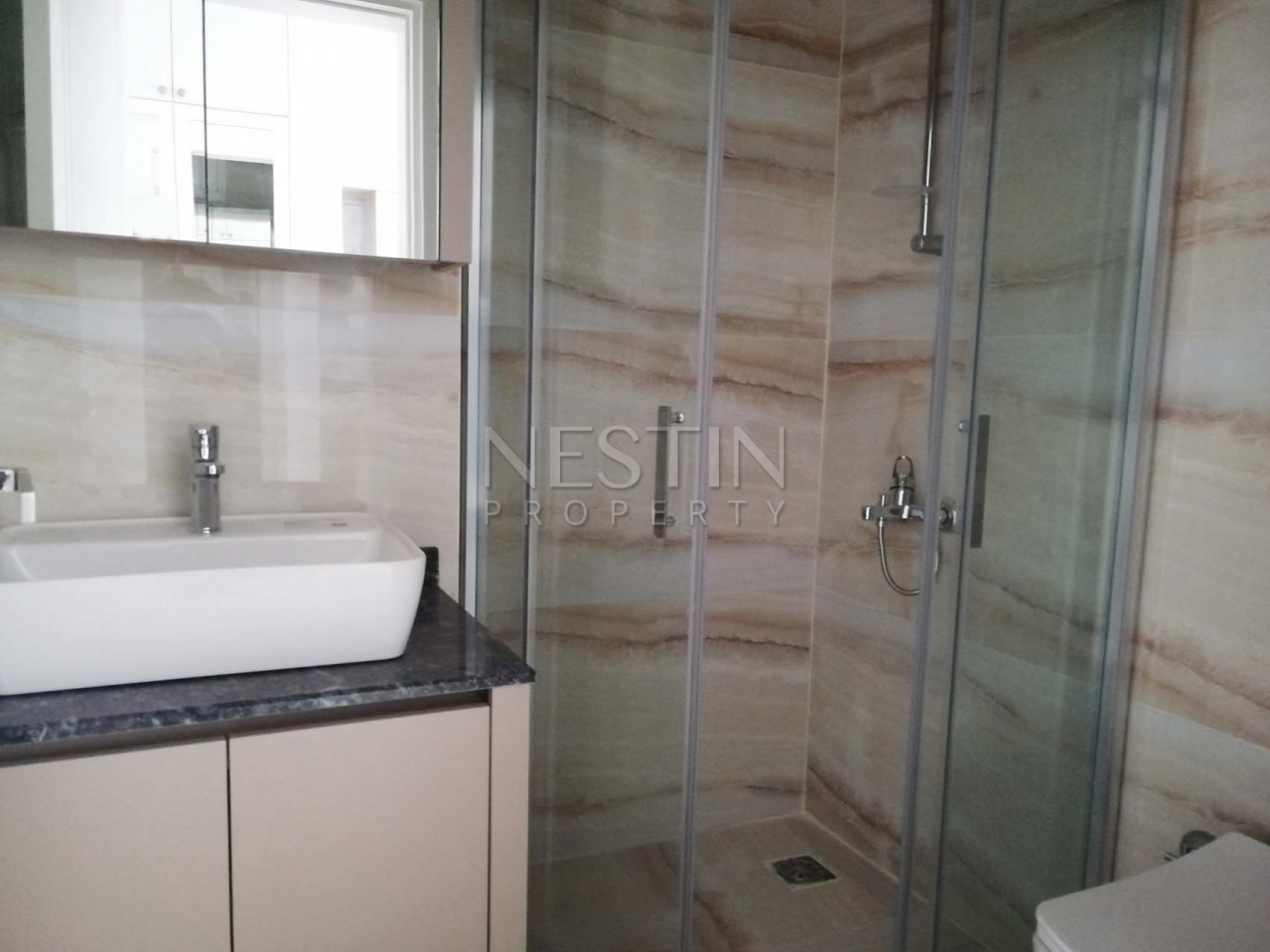 Квартира 1+1 в новом комплексе района Каргыджак в 550 м от моря фото 15