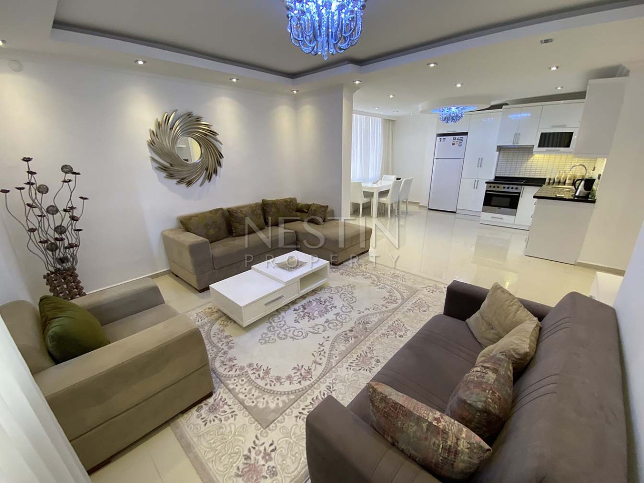 Просторная квартира 2+1 в 100 м от Средиземного моря в районе Махмутлар фото 4