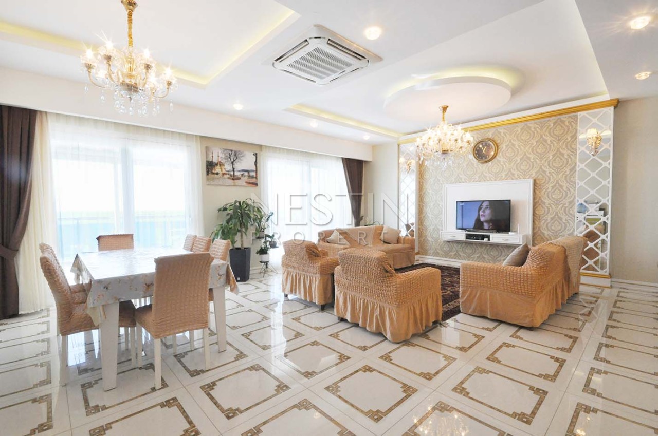 Пентхаус 3+1 в элитном комплексе района Махмутлар с видом на море фото 22