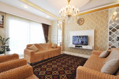 Пентхаус 3+1 в элитном комплексе района Махмутлар с видом на море фото 24