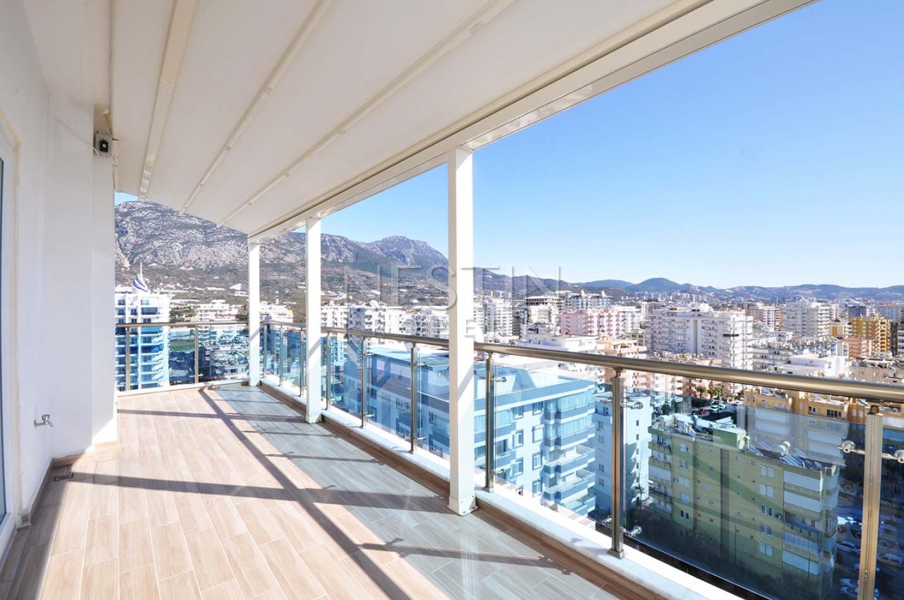 Пентхаус 3+1 в элитном комплексе района Махмутлар с видом на море фото 37