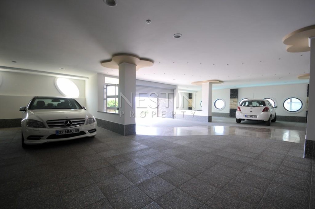 Большая квартира 2+1 в районе Хасбахче города Аланья с красивым видом фото 16