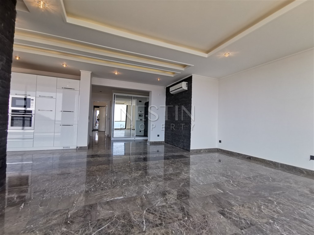 Большая квартира 2+1 в районе Хасбахче города Аланья с красивым видом фото 27