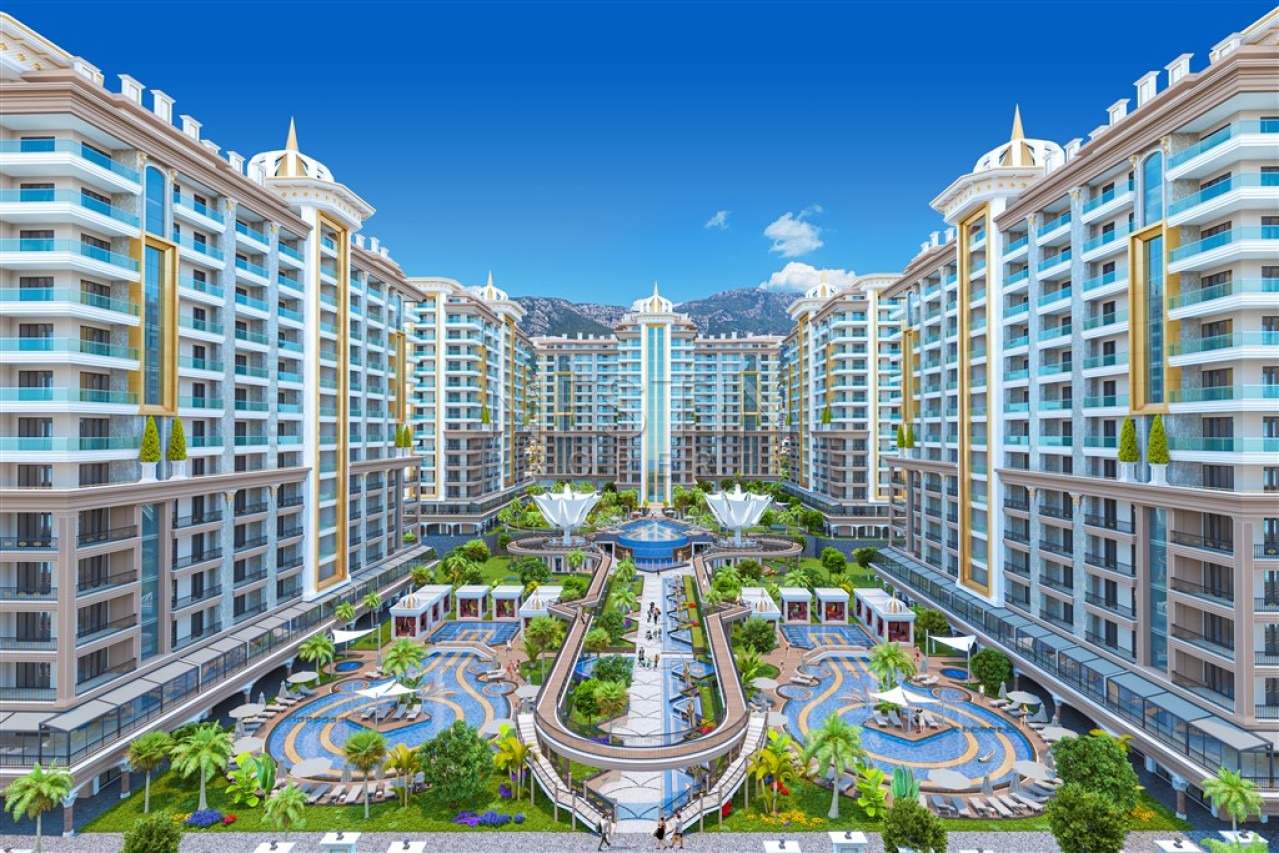 Квартира 1+1 в шикарном компелксе на этапе строительсвта в районе Махмутлар фото 1