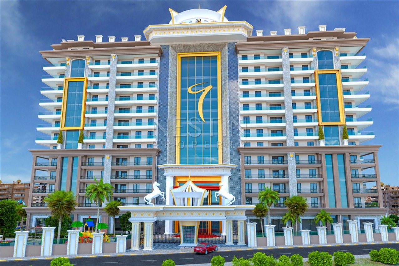 Квартира 1+1 в шикарном компелксе на этапе строительсвта в районе Махмутлар фото 4