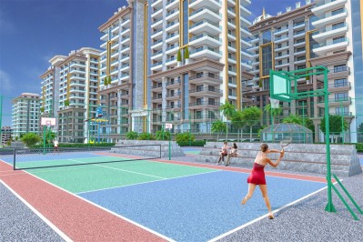 Квартира 1+1 в шикарном компелксе на этапе строительсвта в районе Махмутлар фото 9