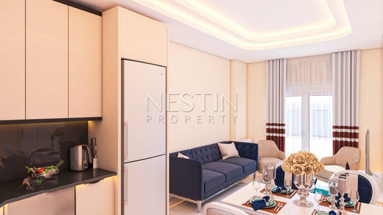 Квартира 1+1 в шикарном компелксе на этапе строительсвта в районе Махмутлар фото 12