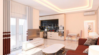 Квартира 1+1 в шикарном компелксе на этапе строительсвта в районе Махмутлар фото 15