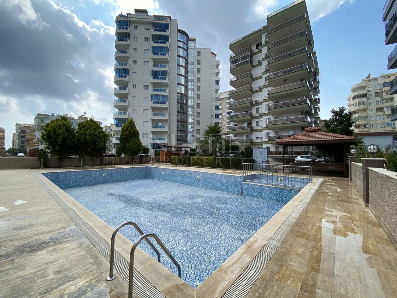 Дуплекс 3+2 в районе Махмутлар с видом на горы и море в комфортабелном комплексе фото 3