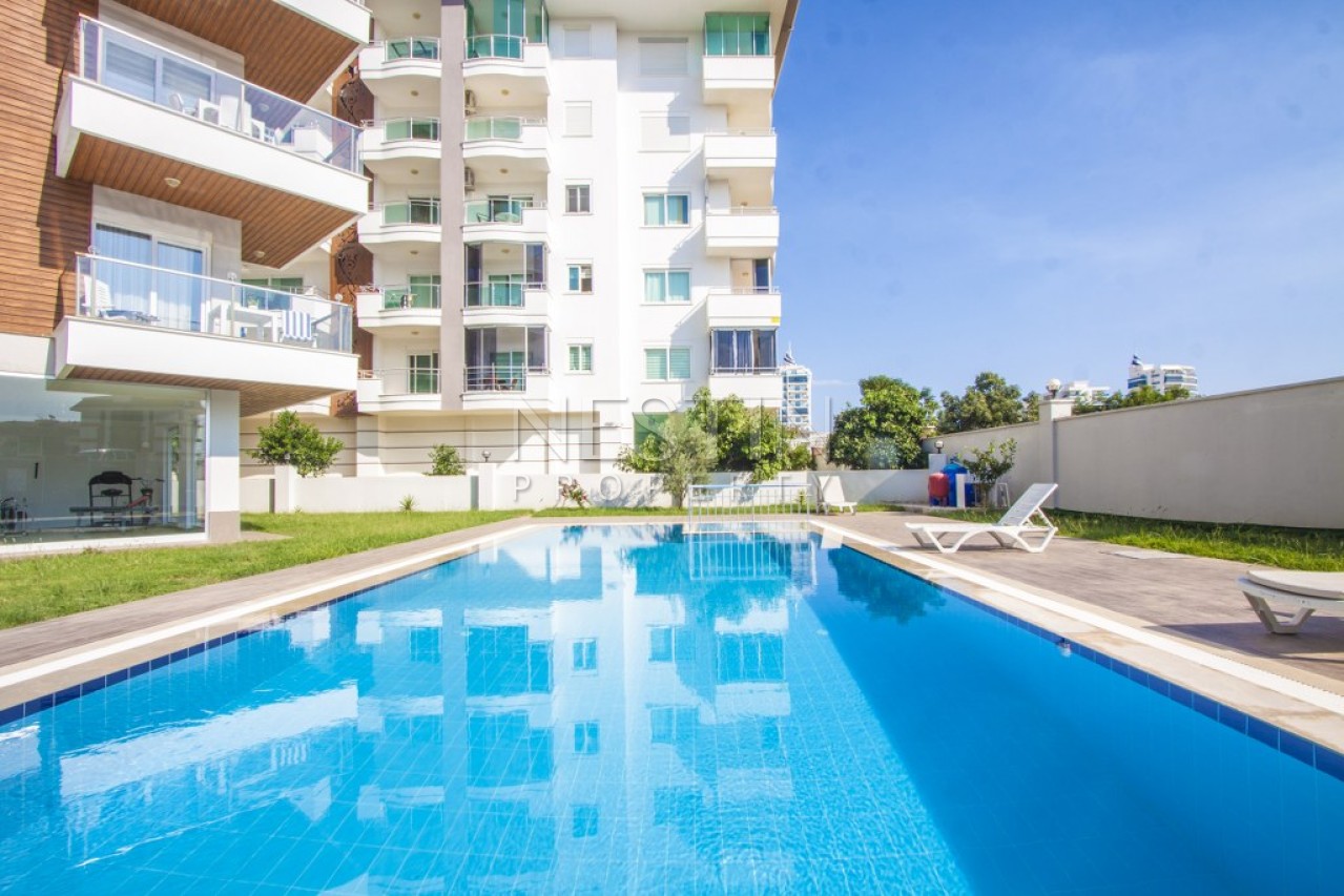 Квартира 1+1 в комплексе района Кестель с видом на море и горы фото 6