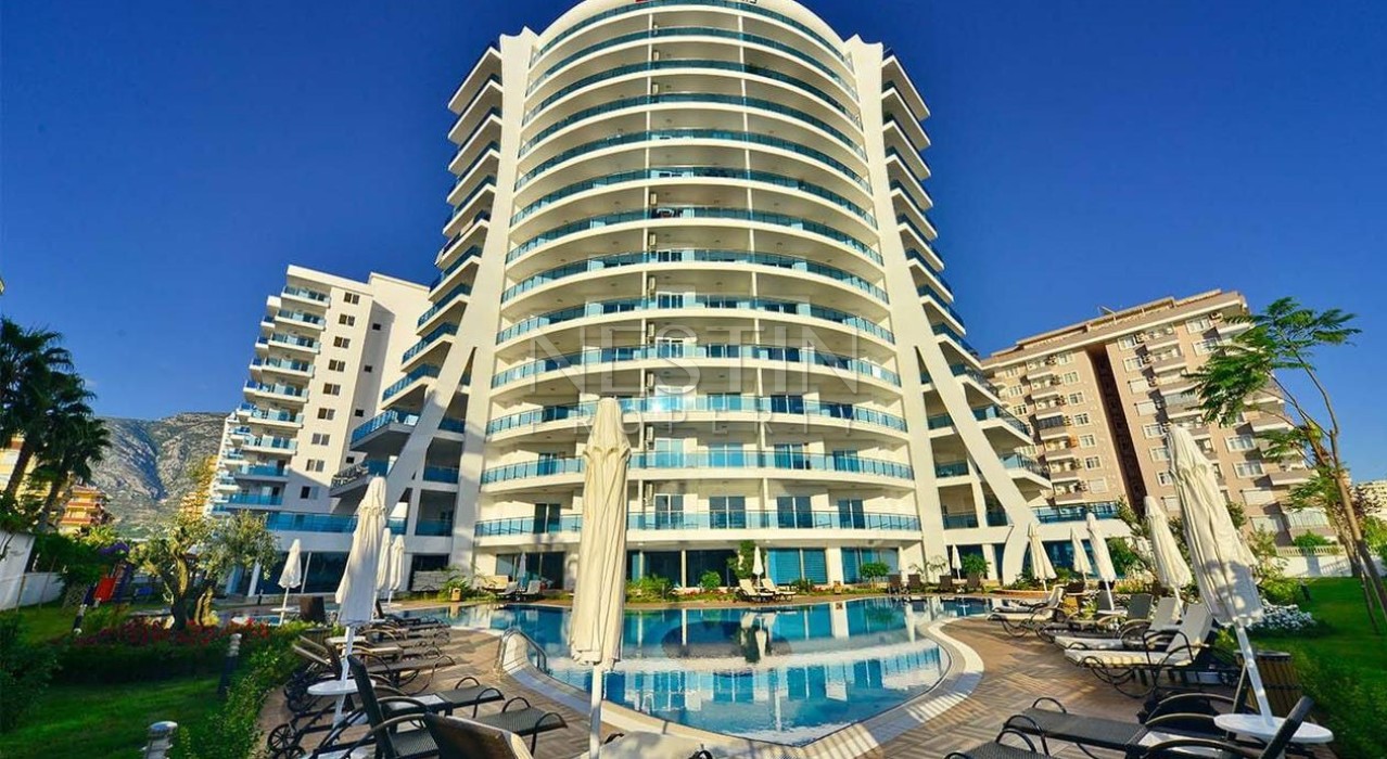 Просторная квартира 1+1 в районе Махмутлар с видом на море фото 1