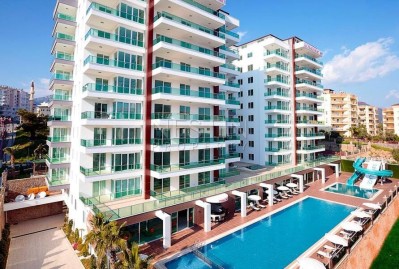 Большая квартира пентхаус 3+1 в районе Тосмур в 300 м от Средиземного моря фото 1