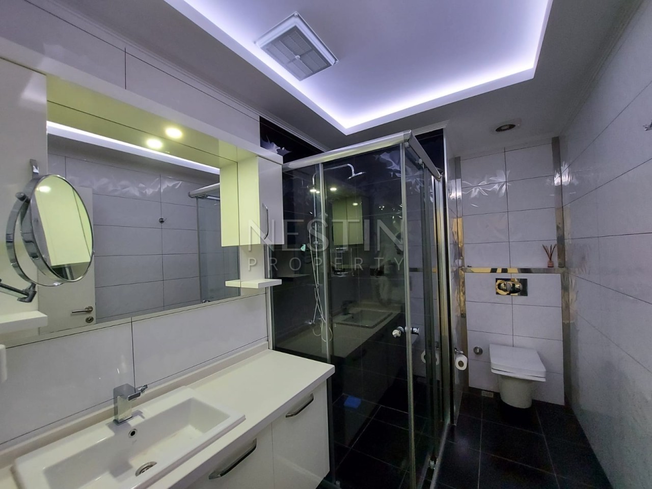 Большая квартира пентхаус 3+1 в районе Тосмур в 300 м от Средиземного моря фото 8