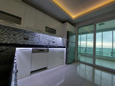 Большая квартира пентхаус 3+1 в районе Тосмур в 300 м от Средиземного моря фото 9