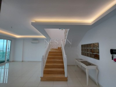 Большая квартира пентхаус 3+1 в районе Тосмур в 300 м от Средиземного моря фото 18