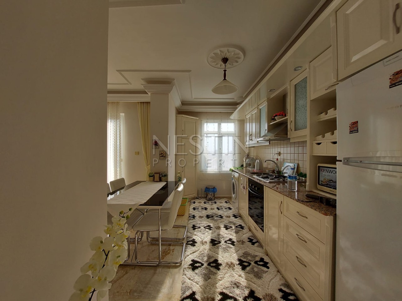 Апартаменты 3+1 с панорамным видом на город и море в районе Махмутлар фото 15