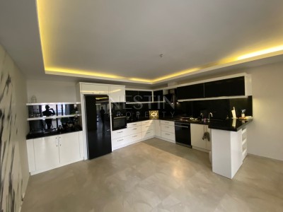 Шикарный пентхаус 3+1 с видом на море и частным бассейном в районе Каргыджак фото 3