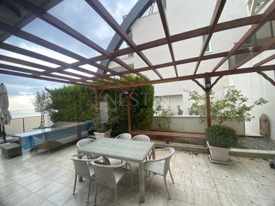 Шикарный пентхаус 3+1 с видом на море и частным бассейном в районе Каргыджак фото 7