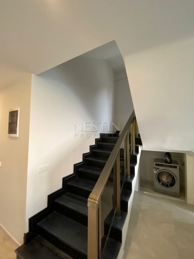 Шикарный пентхаус 3+1 с видом на море и частным бассейном в районе Каргыджак фото 16