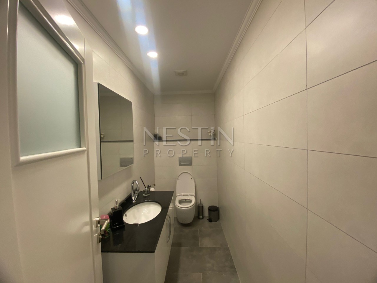 Шикарный пентхаус 3+1 с видом на море и частным бассейном в районе Каргыджак фото 17