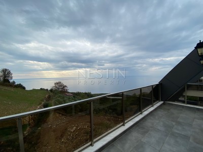 Шикарный пентхаус 3+1 с видом на море и частным бассейном в районе Каргыджак фото 19