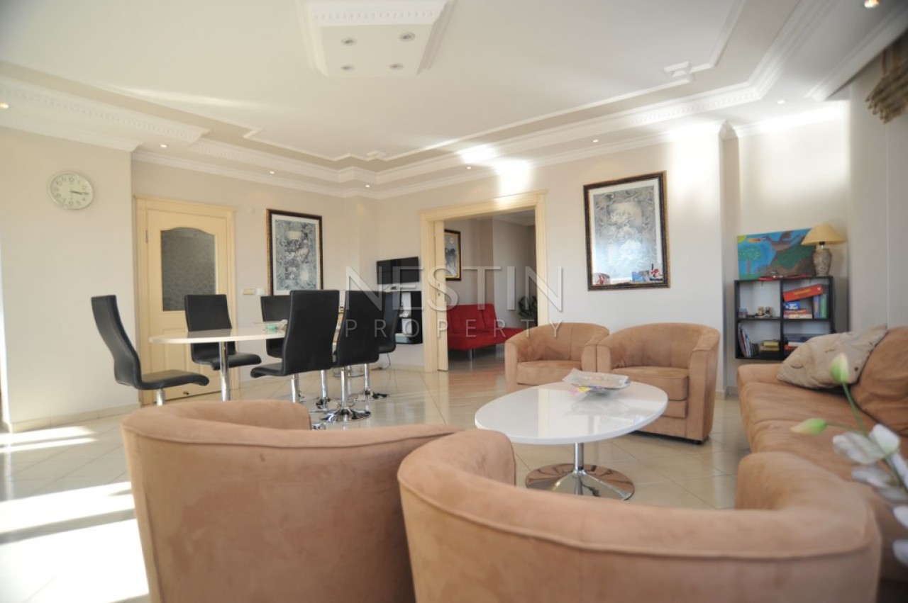 Пентхаус 5+2 в центре города Аланья с видом на море, горы и крепость фото 8