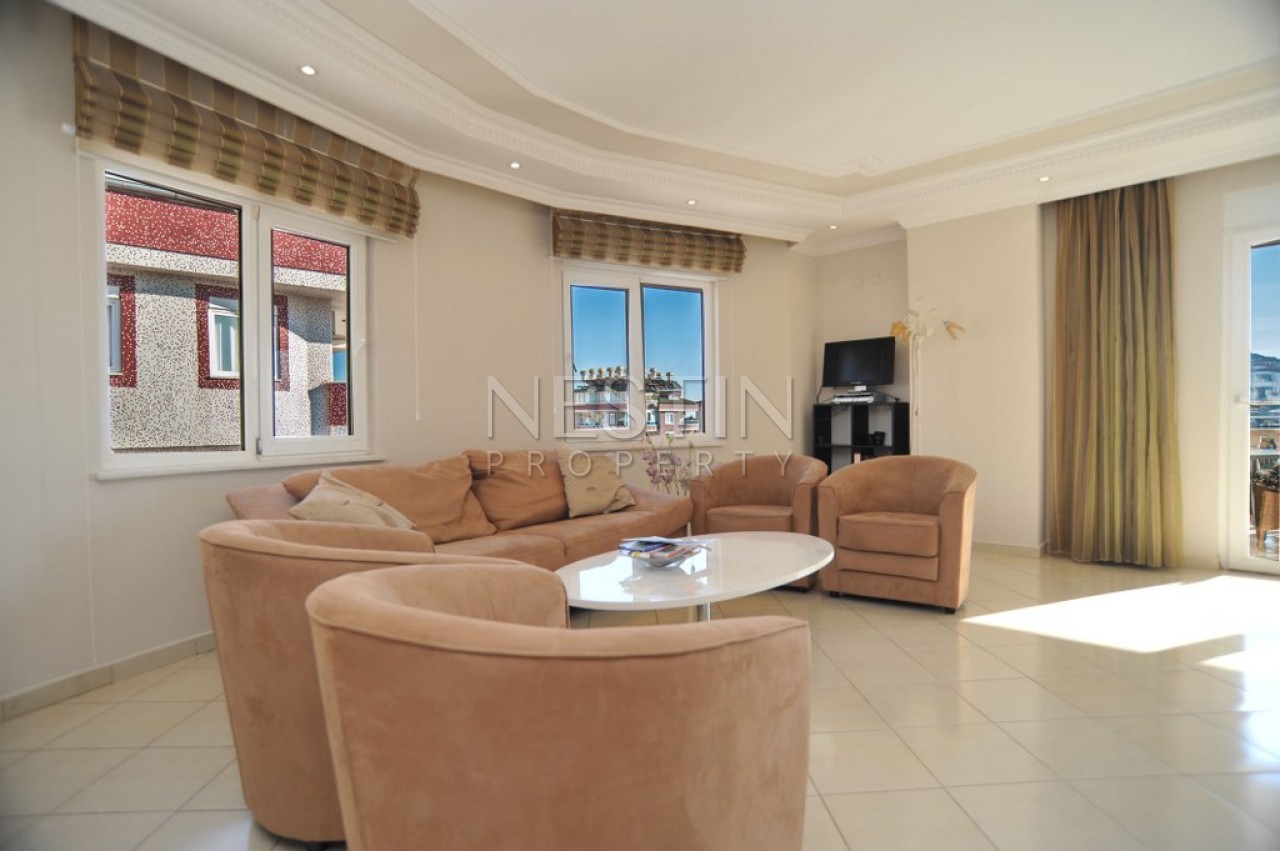 Пентхаус 5+2 в центре города Аланья с видом на море, горы и крепость фото 9