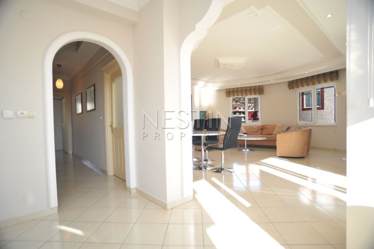 Пентхаус 5+2 в центре города Аланья с видом на море, горы и крепость фото 15