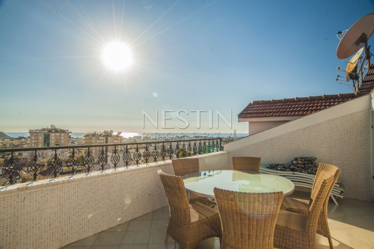 Пентхаус 5+2 в центре города Аланья с видом на море, горы и крепость фото 32