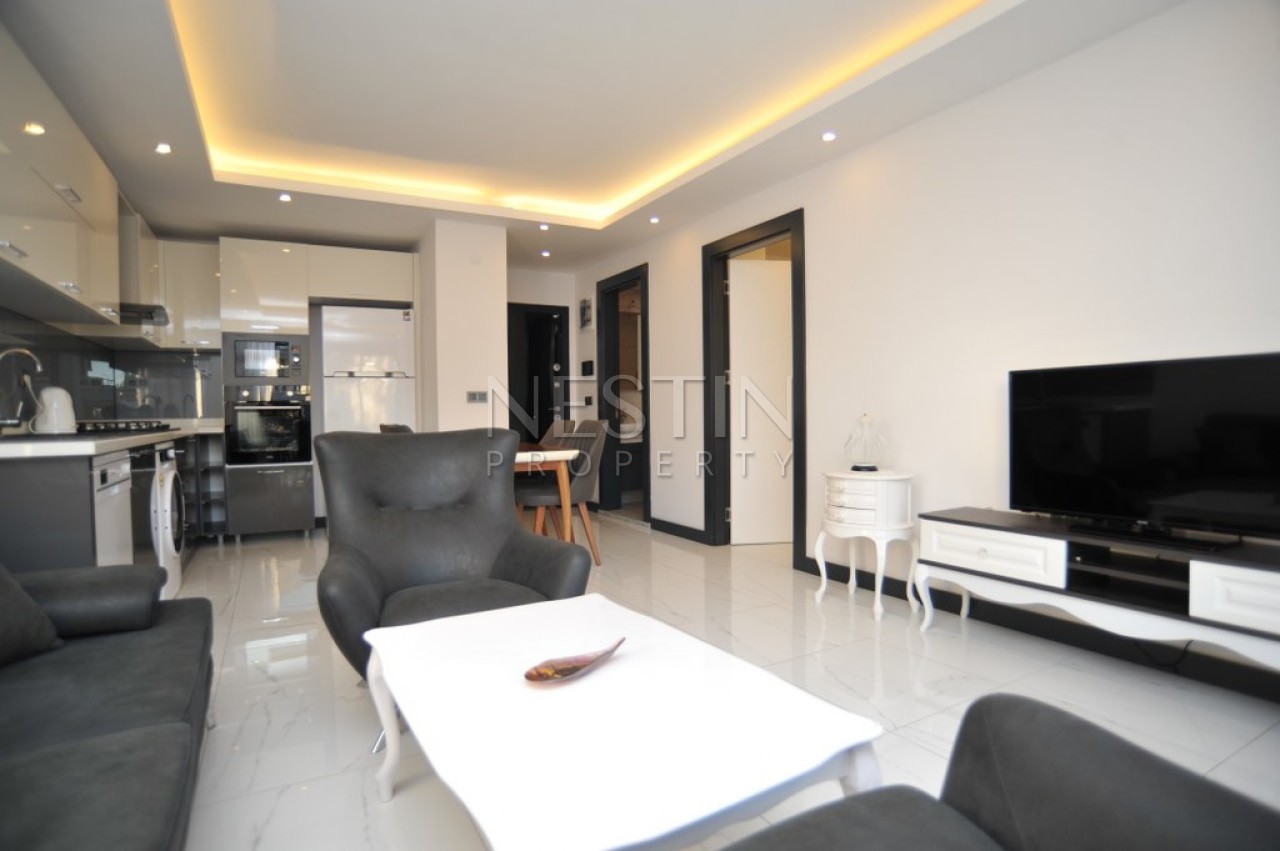 Стильные апартаменты 1+1 в центре города Аланья фото 12