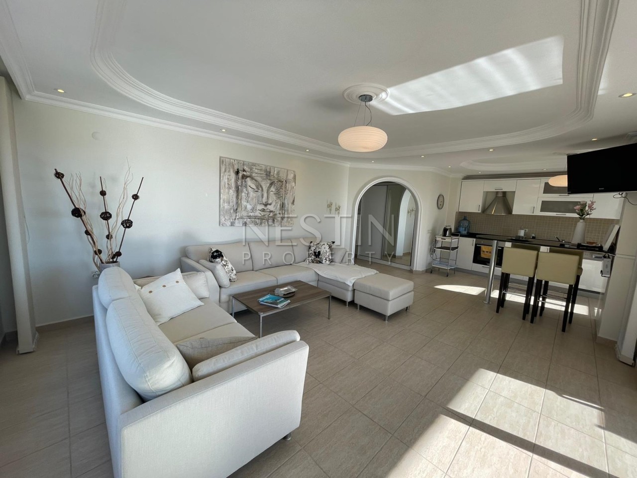 Просторная квартира 2+1 в районе Джикджилли с видом на море и горы фото 12