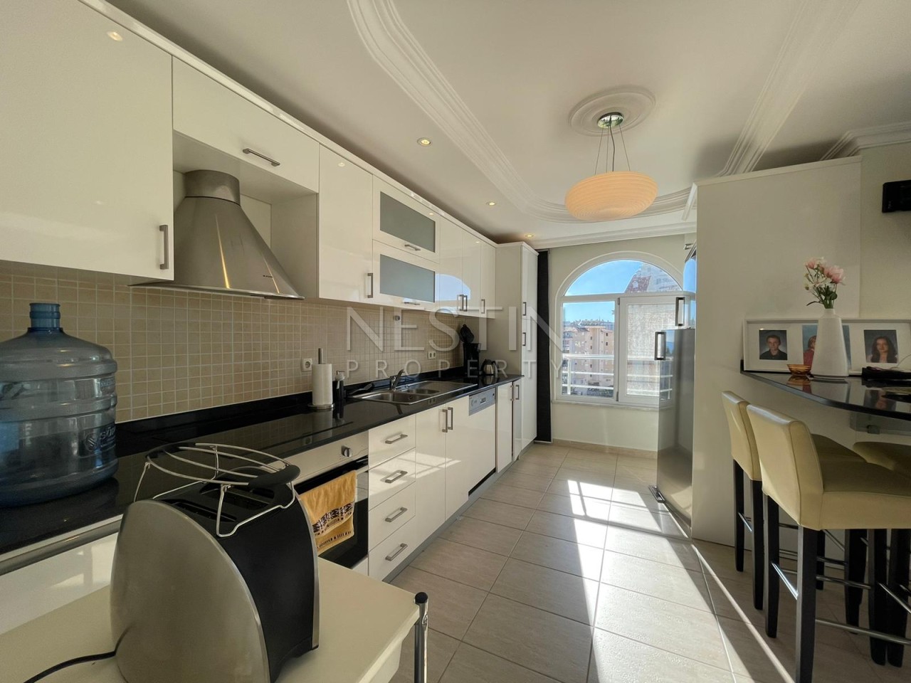 Просторная квартира 2+1 в районе Джикджилли с видом на море и горы фото 16