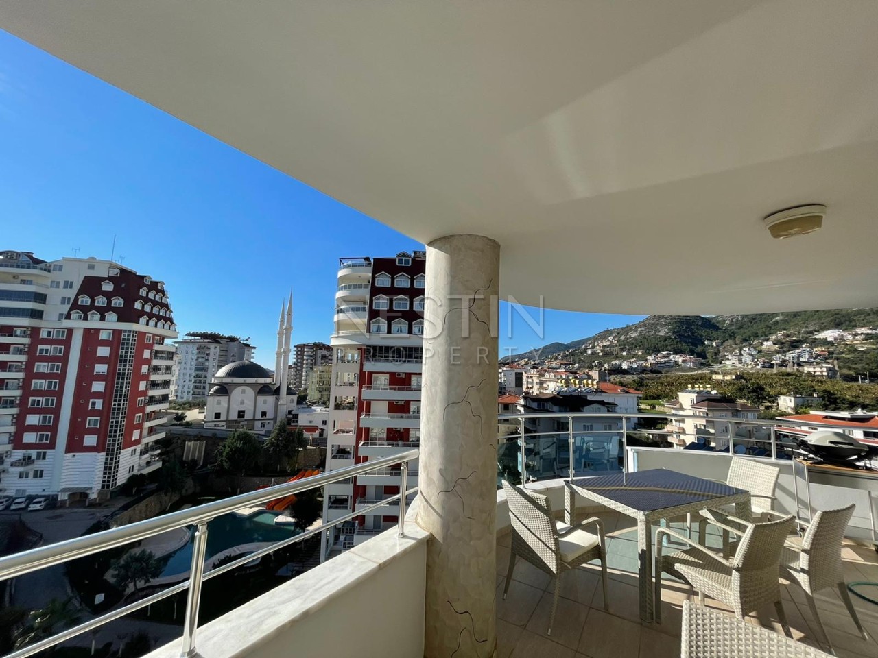 Просторная квартира 2+1 в районе Джикджилли с видом на море и горы фото 34