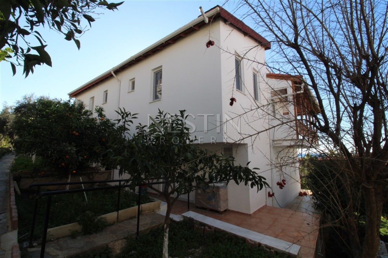 Бюджетная вилла 3+1 в районе Каргыджак с видом на море фото 2