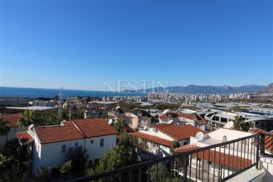 Бюджетная вилла 3+1 в районе Каргыджак с видом на море фото 17