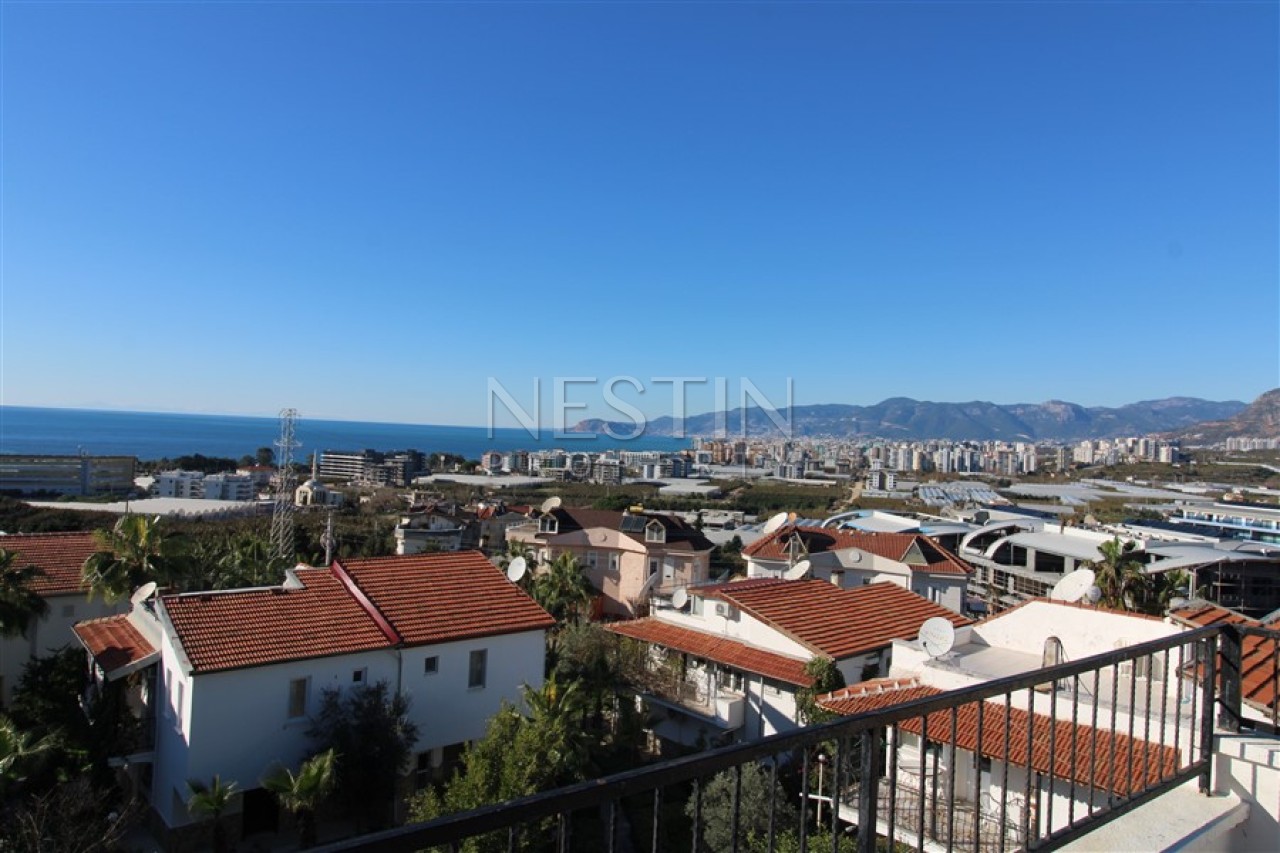 Бюджетная вилла 3+1 в районе Каргыджак с видом на море фото 17