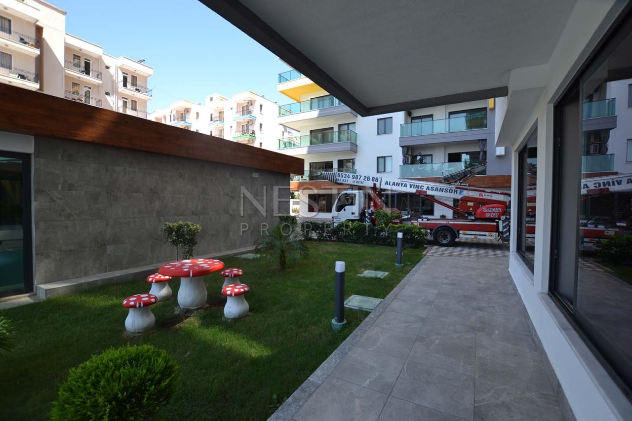 Квартира 1+1 в новом ЖК района Махмутлар с видом на море и горы фото 4