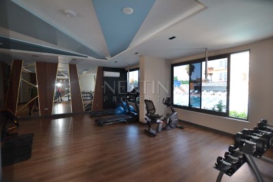 Квартира 1+1 в новом ЖК района Махмутлар с видом на море и горы фото 6