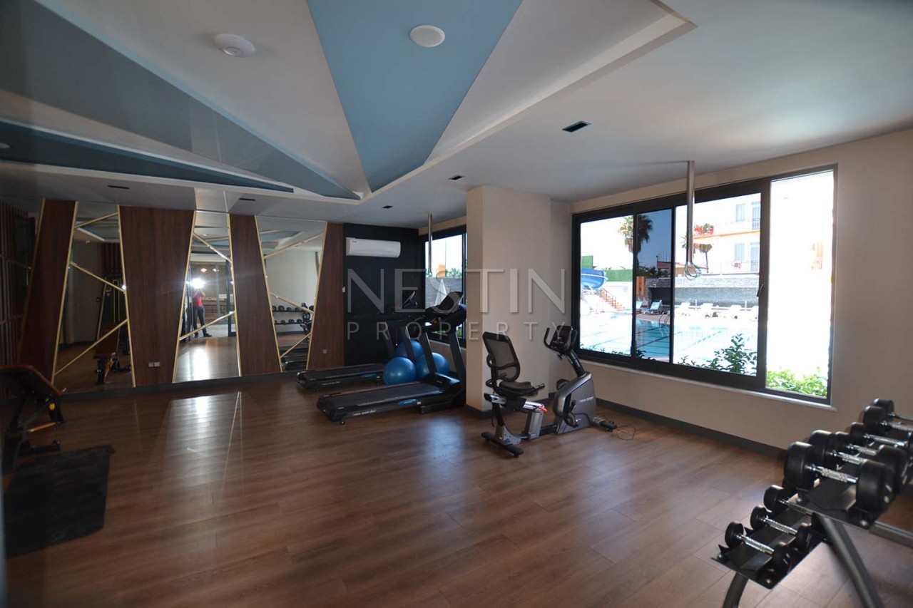 Квартира 1+1 в новом ЖК района Махмутлар с видом на море и горы фото 6