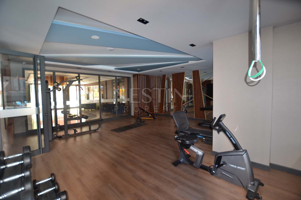 Квартира 1+1 в новом ЖК района Махмутлар с видом на море и горы фото 7