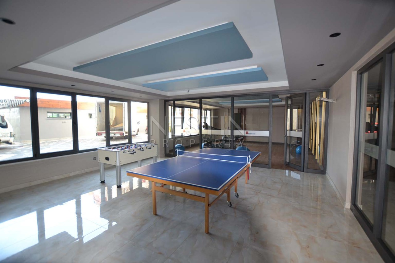 Квартира 1+1 в новом ЖК района Махмутлар с видом на море и горы фото 8