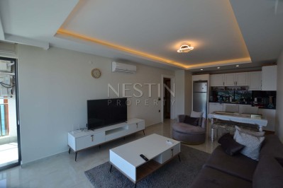 Квартира 1+1 в новом ЖК района Махмутлар с видом на море и горы фото 15