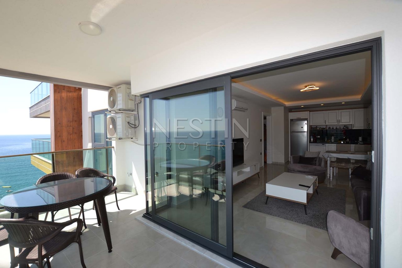 Квартира 1+1 в новом ЖК района Махмутлар с видом на море и горы фото 24