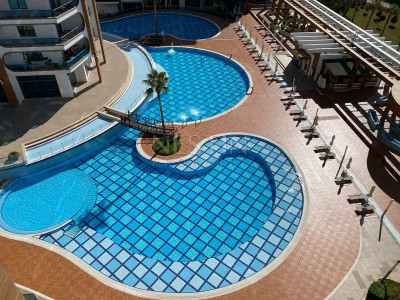 Просторная квартира 1+1 с видом на море и горы в комплексе района Махмутлар фото 6