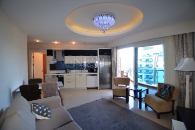 Просторная квартира 1+1 с видом на море и горы в комплексе района Махмутлар фото 29